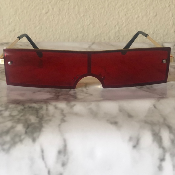 Rectangular Sunglasses www.sambellaspalace.com - Picture 7 of 8